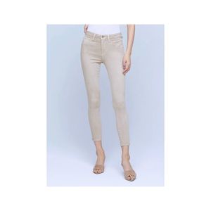 NWT L’AGENCE Margot Skinny High Rise Jeans in Biscuit (Size 25)